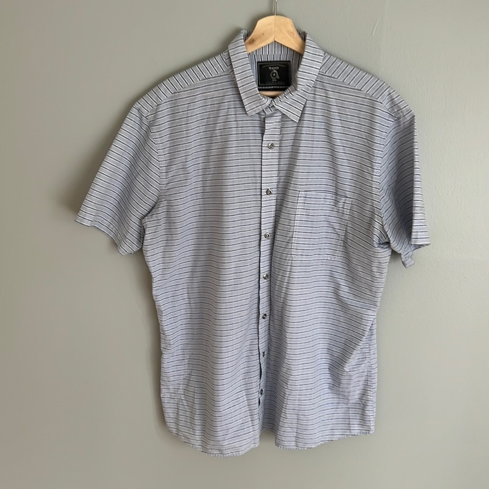 Maker & Company Premium Cotton button down short sleeve - XL - Picture 1 of 7